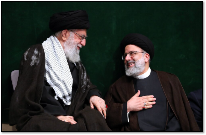 Raisi and Khamenei